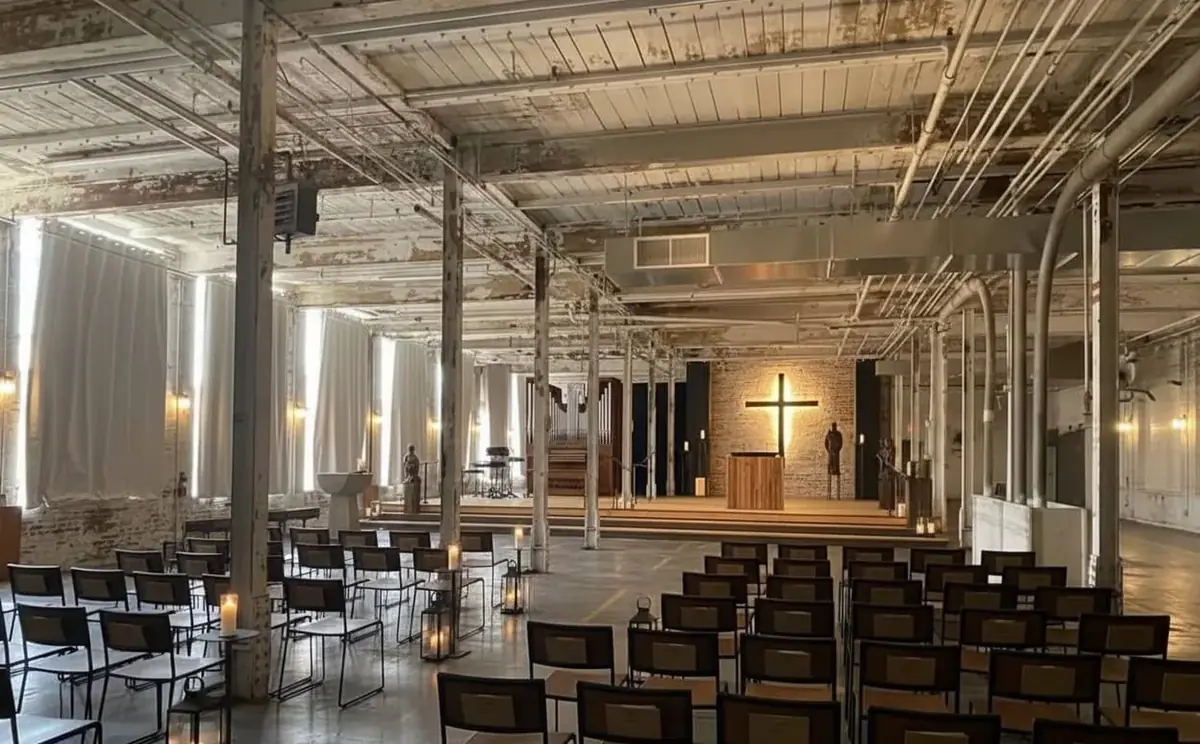 Rendering of the new SOJO worship room at Gibson Mill